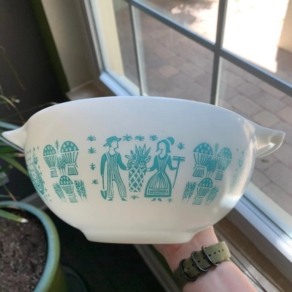 Pyrex Ammish buttrrprint Cinderell mixing Bowl Set - Picture 7 of 12